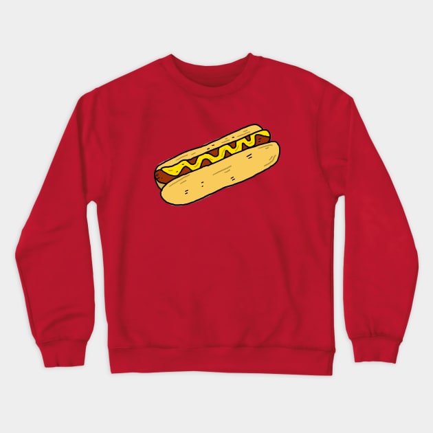 Hot Dog Crewneck Sweatshirt by nickcocozza